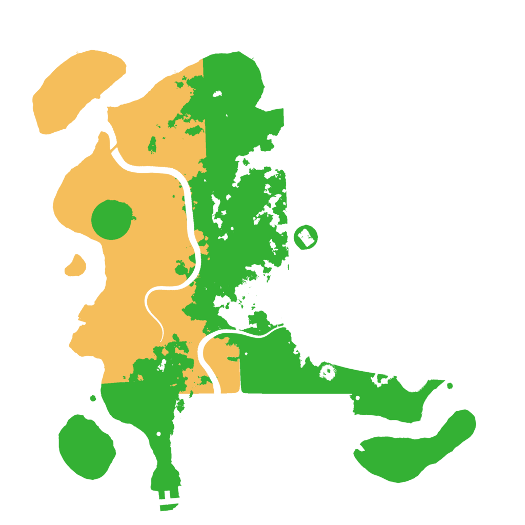 Biome Rust Map: Procedural Map, Size: 3500, Seed: 1413065949