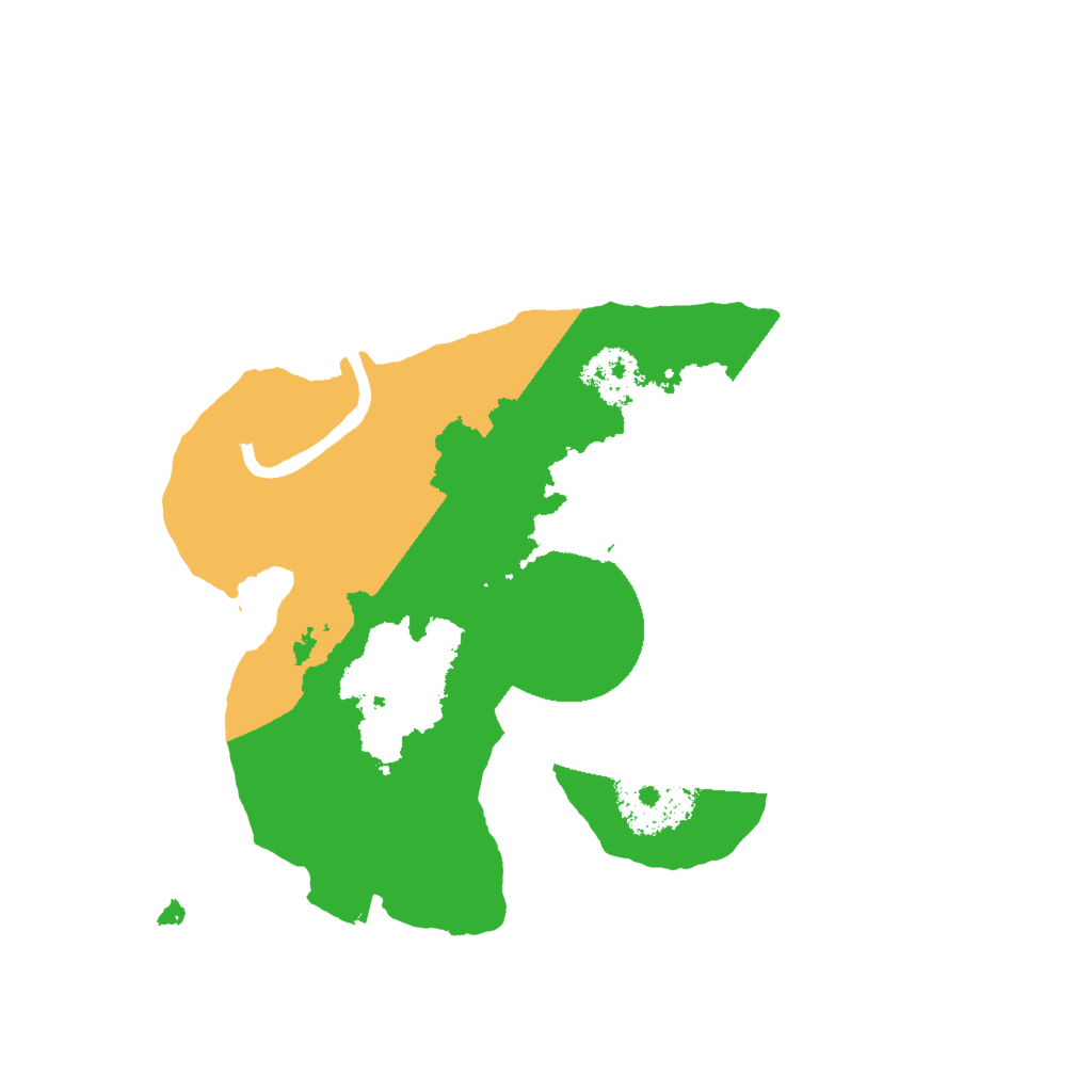 Biome Rust Map: Procedural Map, Size: 2000, Seed: 9339