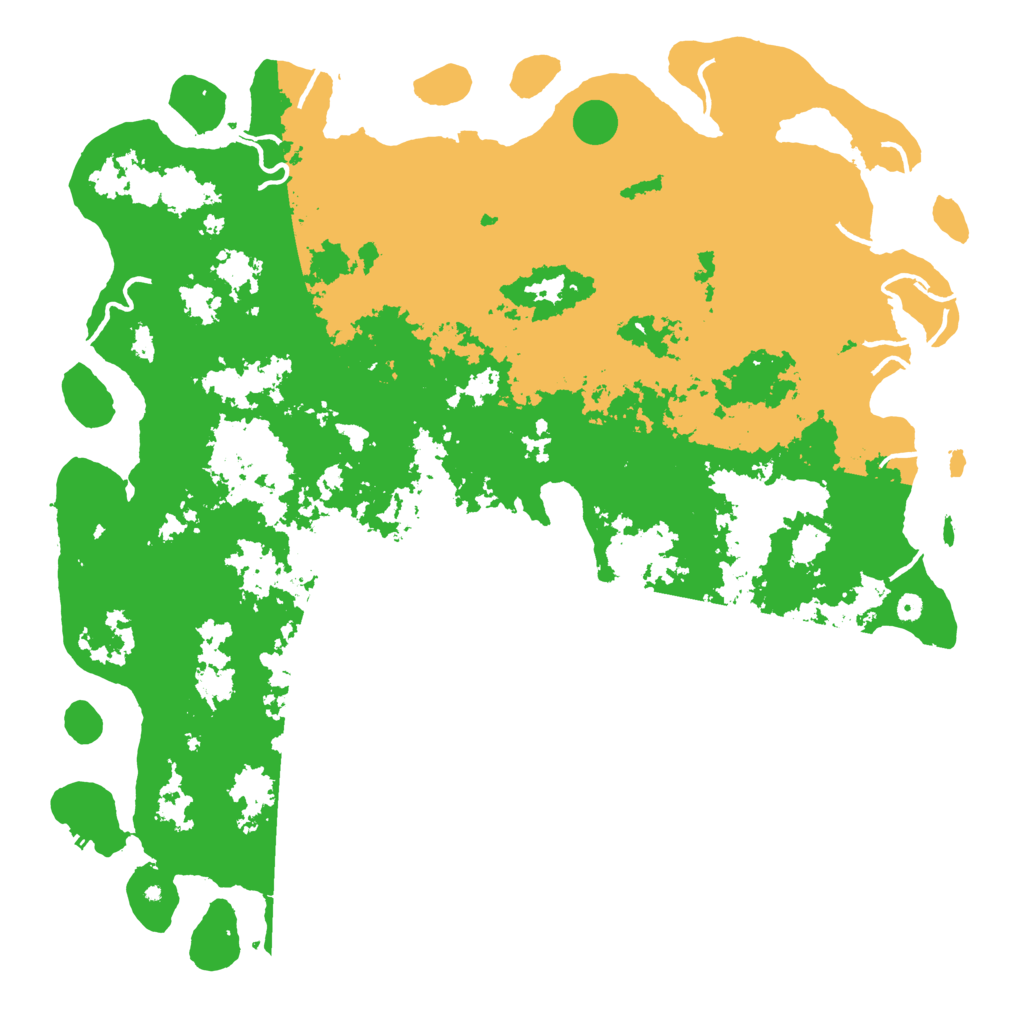 Biome Rust Map: Procedural Map, Size: 6000, Seed: 369744156