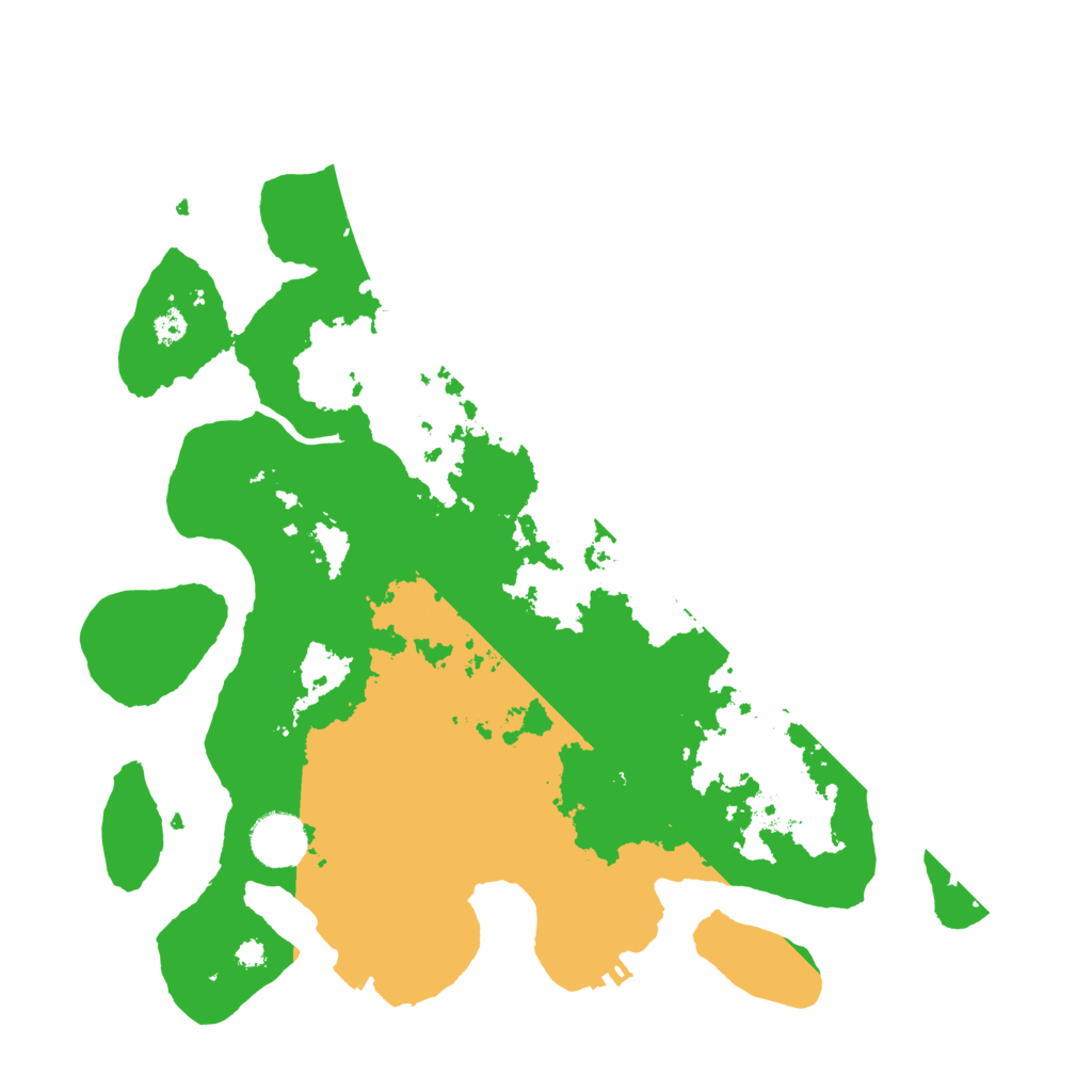 Biome Rust Map: Procedural Map, Size: 3500, Seed: 28524586