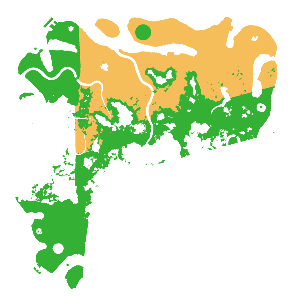 Biome Rust Map: Procedural Map, Size: 5000, Seed: 1319072296