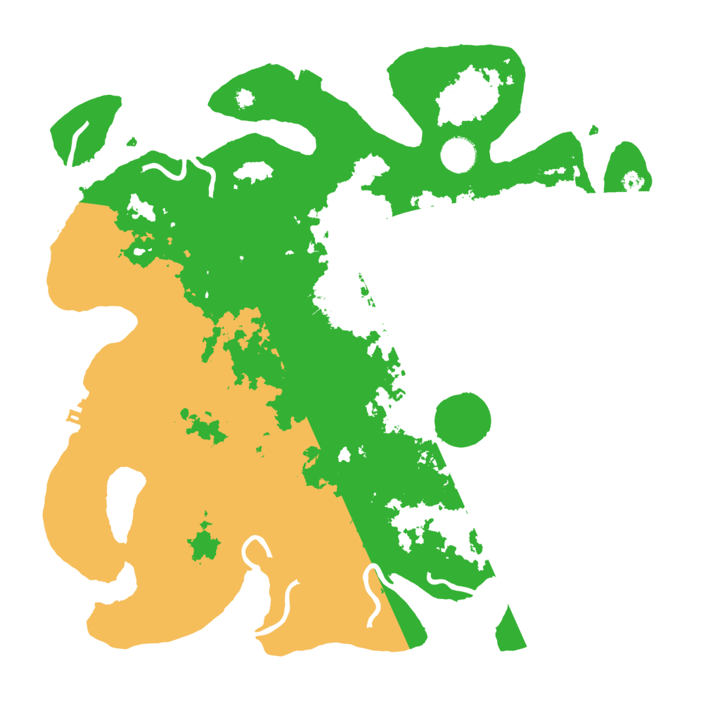 Biome Rust Map: Procedural Map, Size: 3600, Seed: 84025