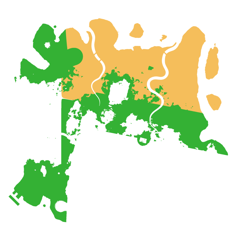 Biome Rust Map: Procedural Map, Size: 3750, Seed: 1654