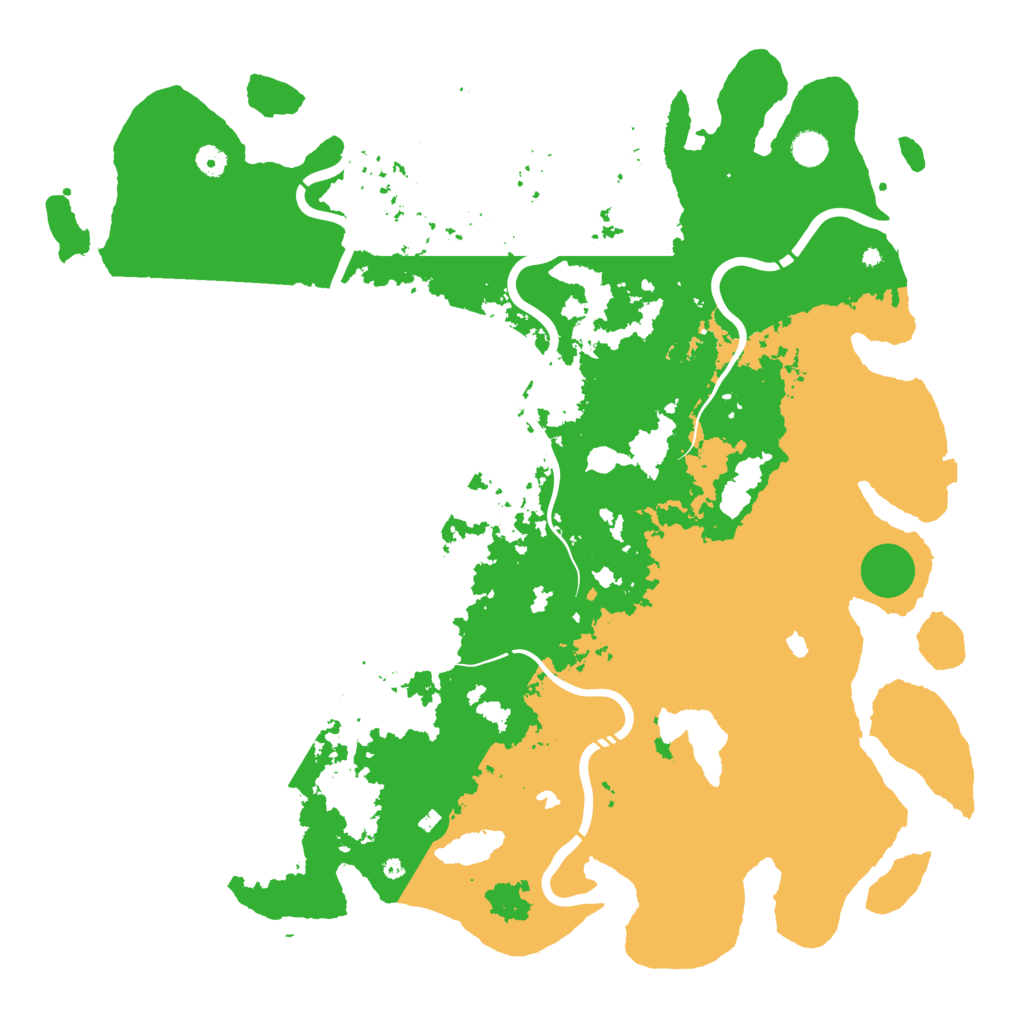 Biome Rust Map: Procedural Map, Size: 5000, Seed: 708344974