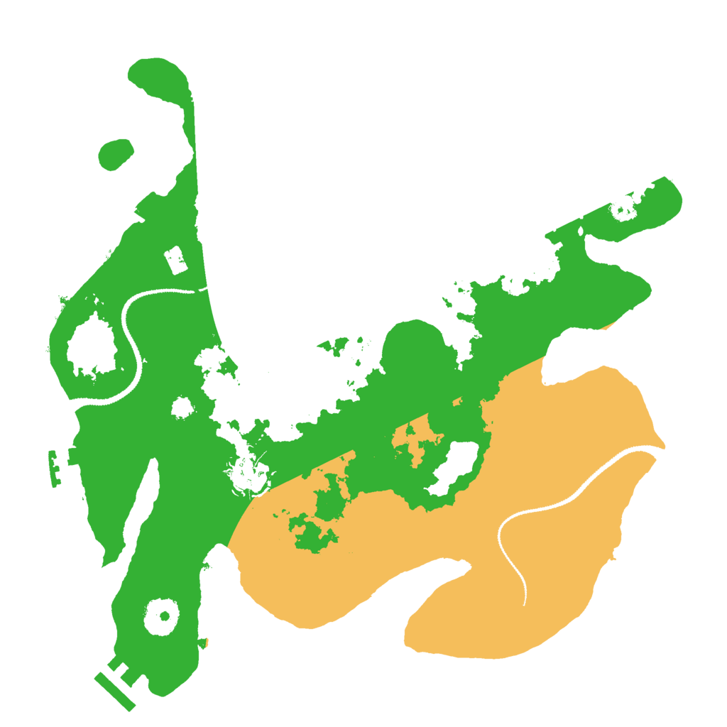 Biome Rust Map: Procedural Map, Size: 3000, Seed: 418873700