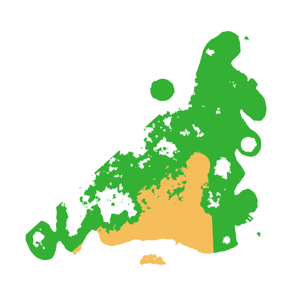 Biome Rust Map: Procedural Map, Size: 3500, Seed: 67621