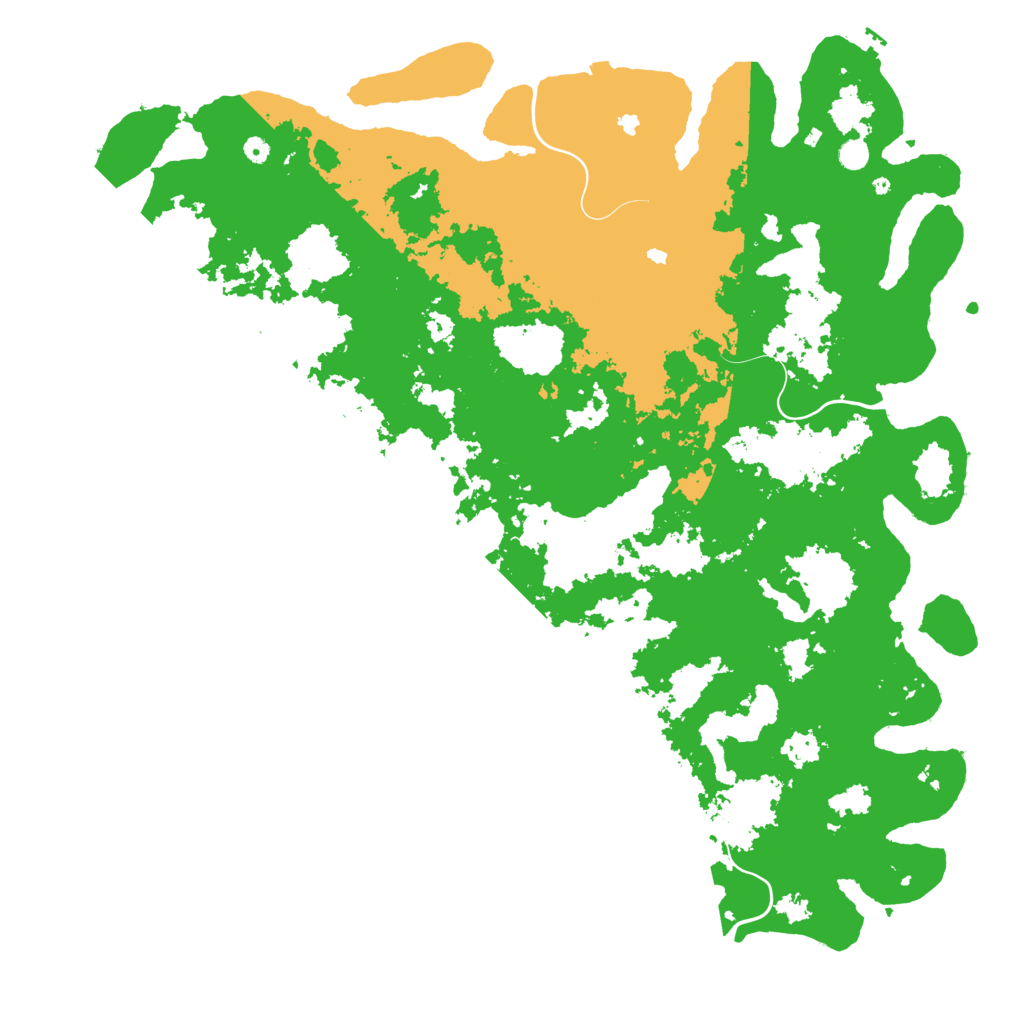 Biome Rust Map: Procedural Map, Size: 6000, Seed: 2035748923