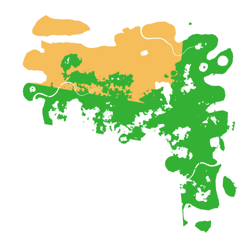 Biome Rust Map: Procedural Map, Size: 4250, Seed: 1202195881
