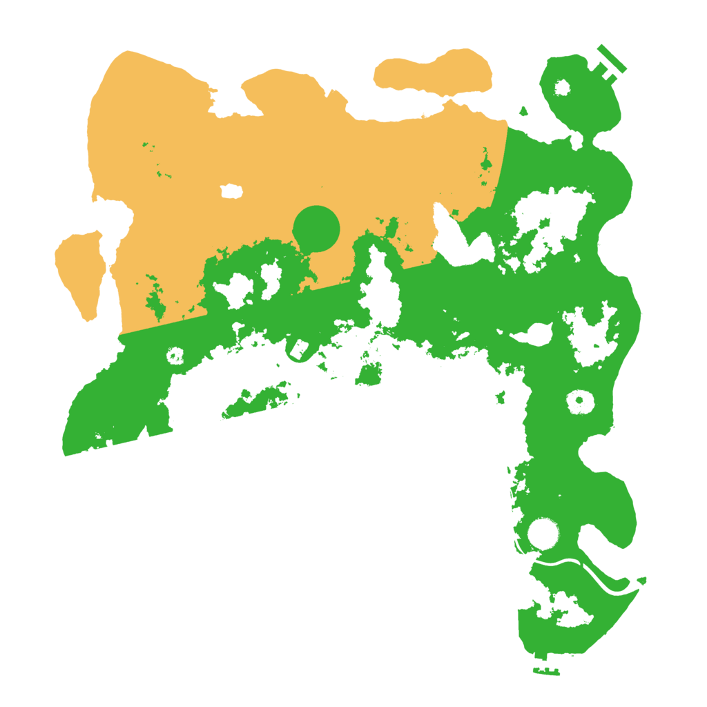 Biome Rust Map: Procedural Map, Size: 4000, Seed: 37949480