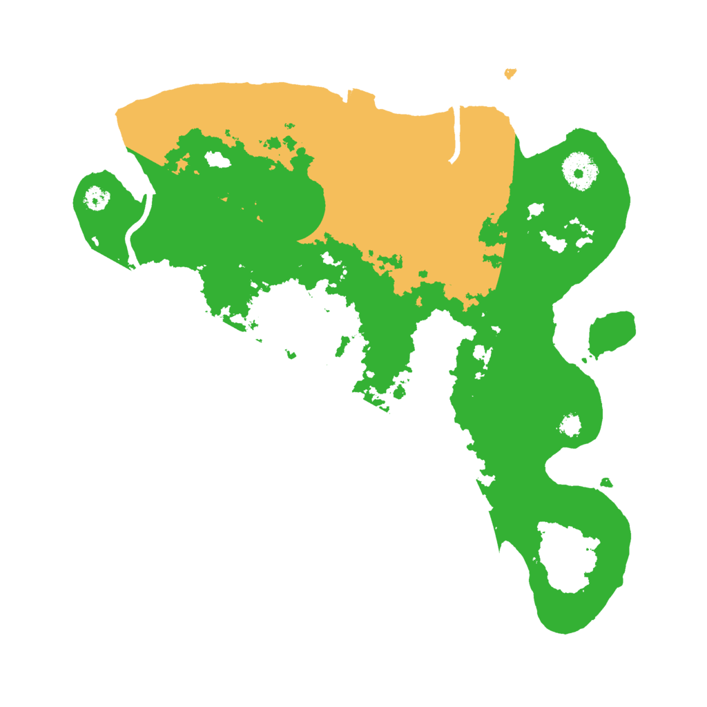 Biome Rust Map: Procedural Map, Size: 3000, Seed: 491690124
