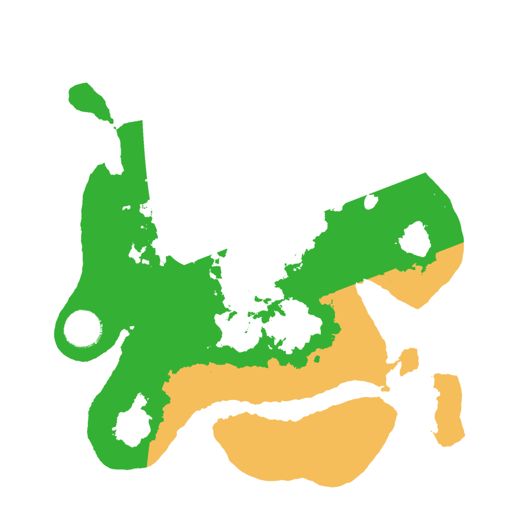 Biome Rust Map: Barren, Size: 2500, Seed: 37506665