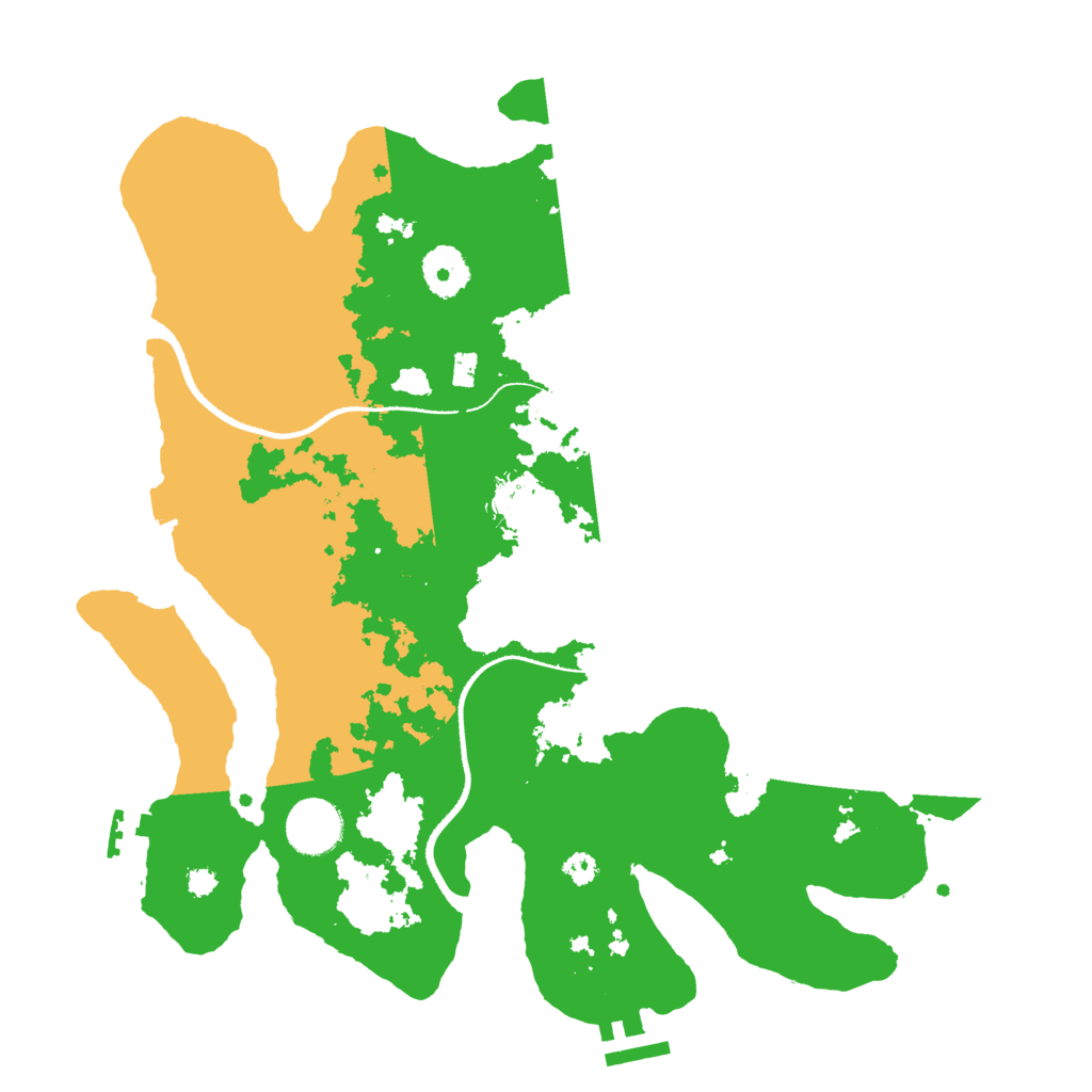 Biome Rust Map: Procedural Map, Size: 3400, Seed: 96765344