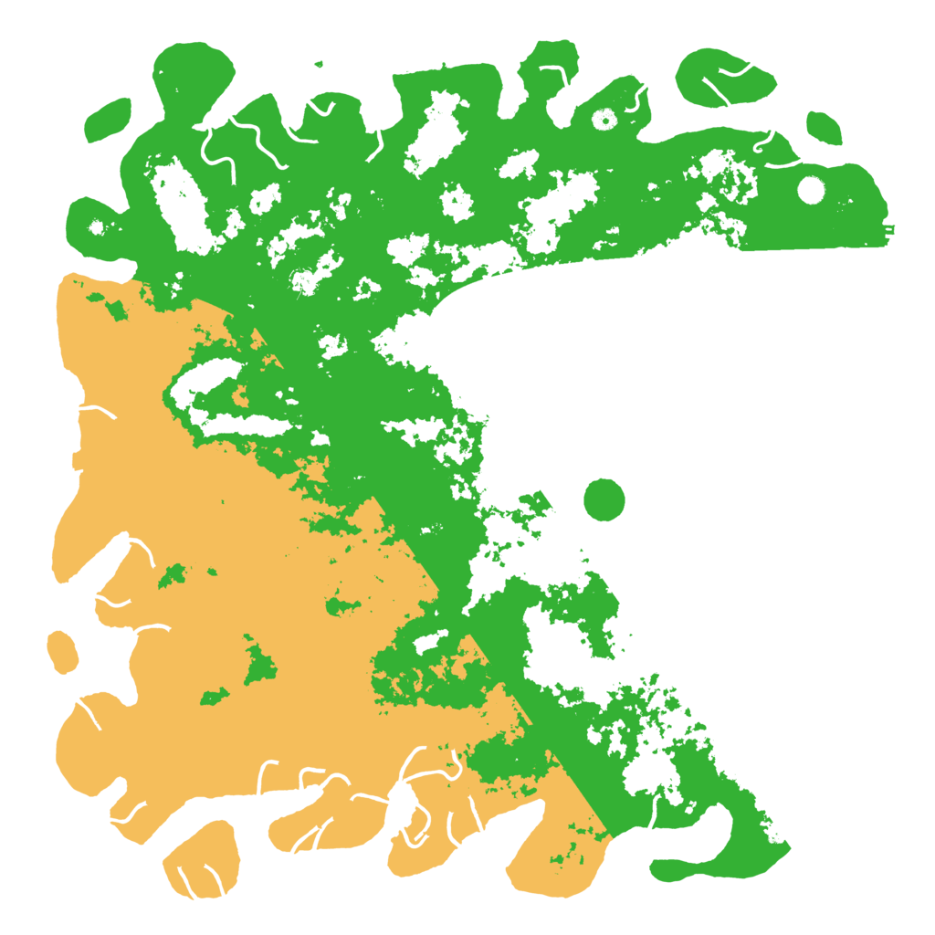 Biome Rust Map: Procedural Map, Size: 6000, Seed: 711996