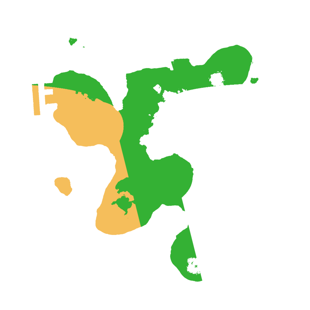 Biome Rust Map: Procedural Map, Size: 2000, Seed: 554264765