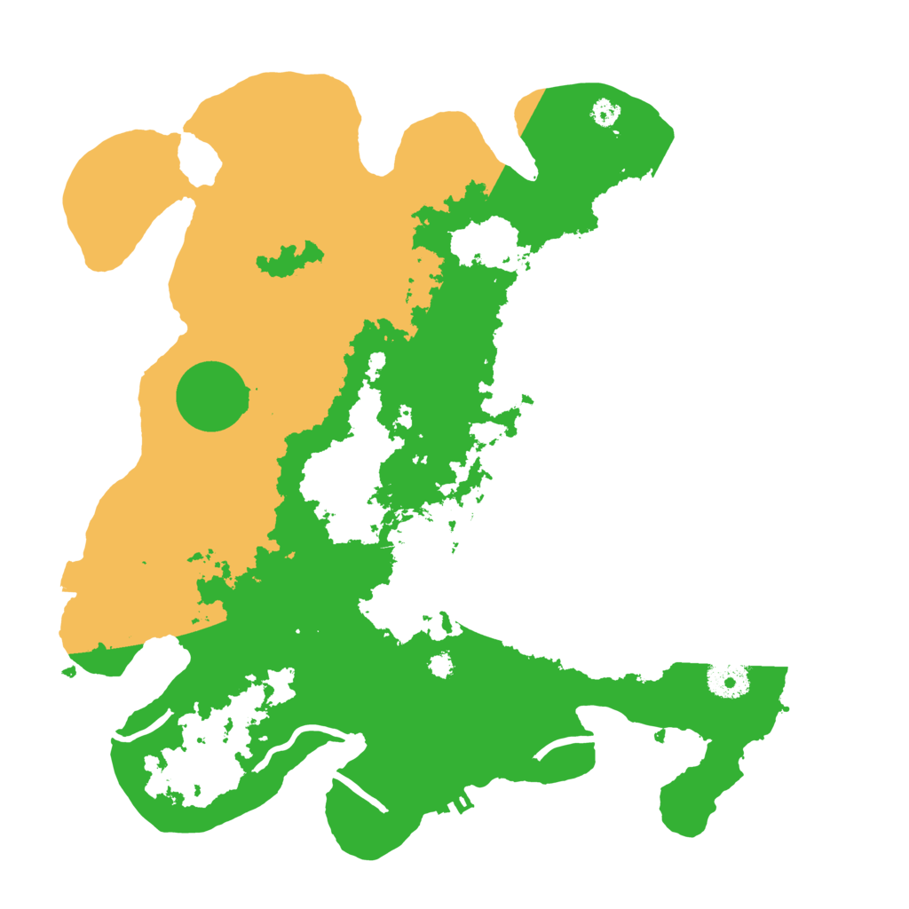 Biome Rust Map: Procedural Map, Size: 3400, Seed: 75842839