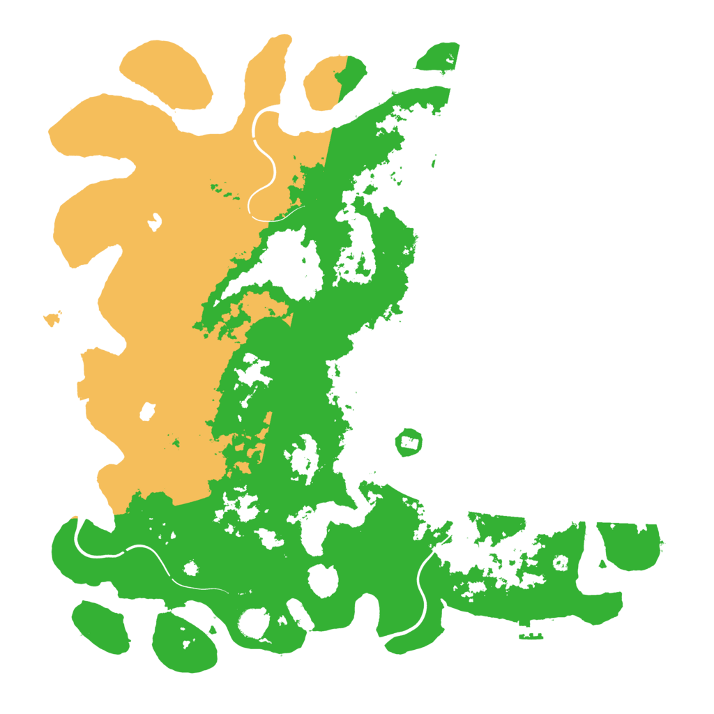 Biome Rust Map: Procedural Map, Size: 4500, Seed: 8084666