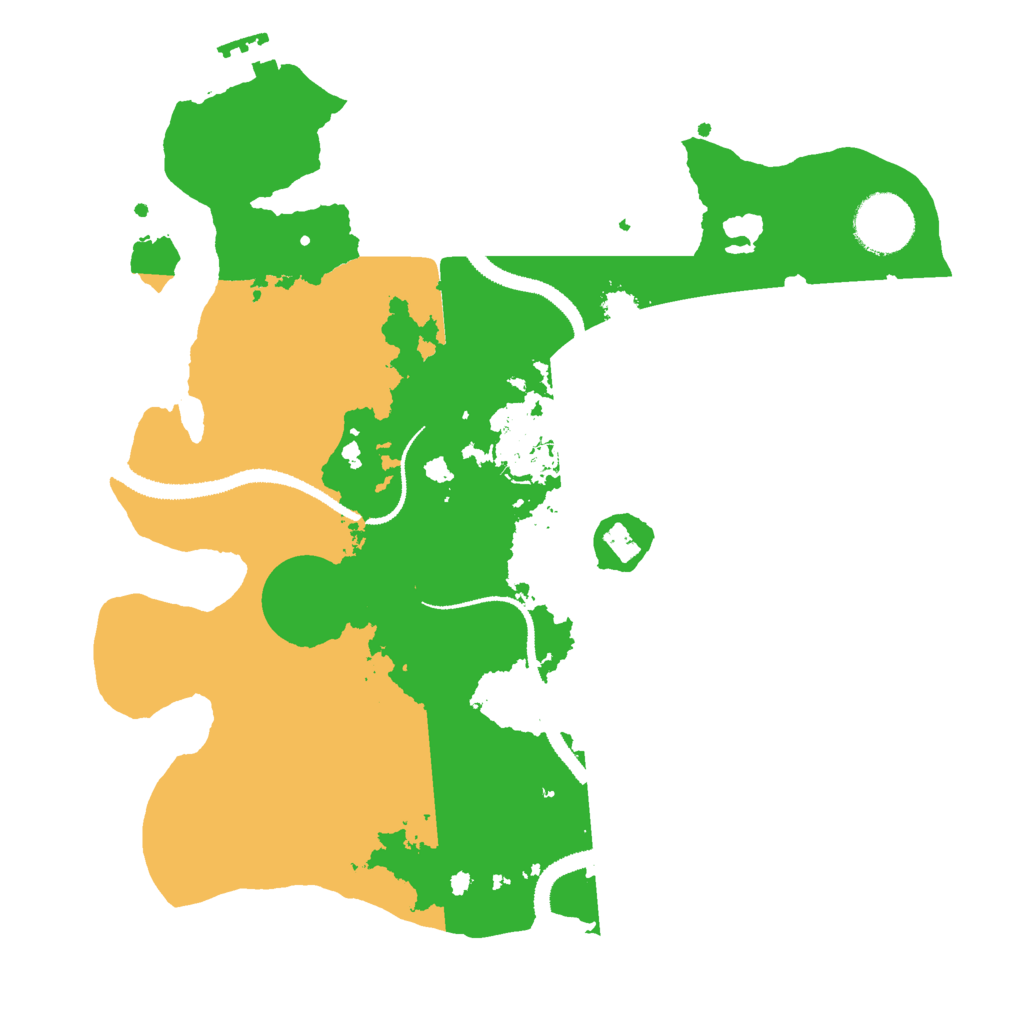 Biome Rust Map: Procedural Map, Size: 3000, Seed: 2106829330