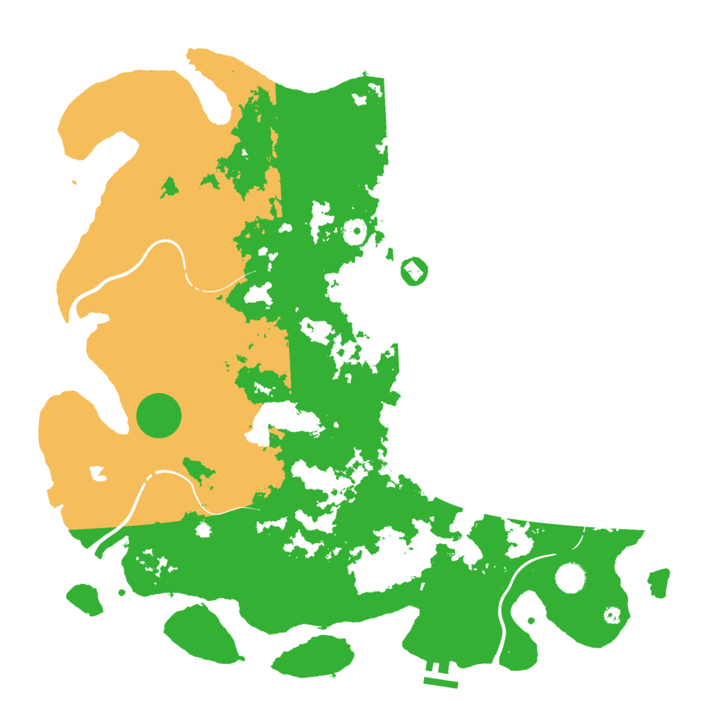 Biome Rust Map: Procedural Map, Size: 4250, Seed: 792023