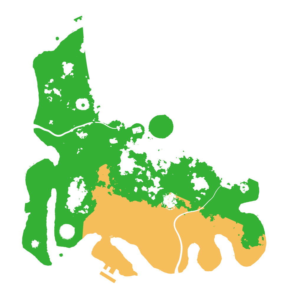 Biome Rust Map: Procedural Map, Size: 3500, Seed: 934625731