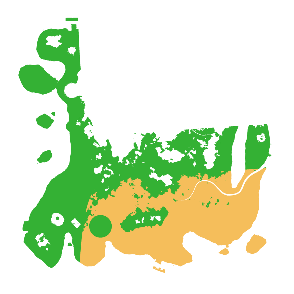 Biome Rust Map: Procedural Map, Size: 3450, Seed: 32661798