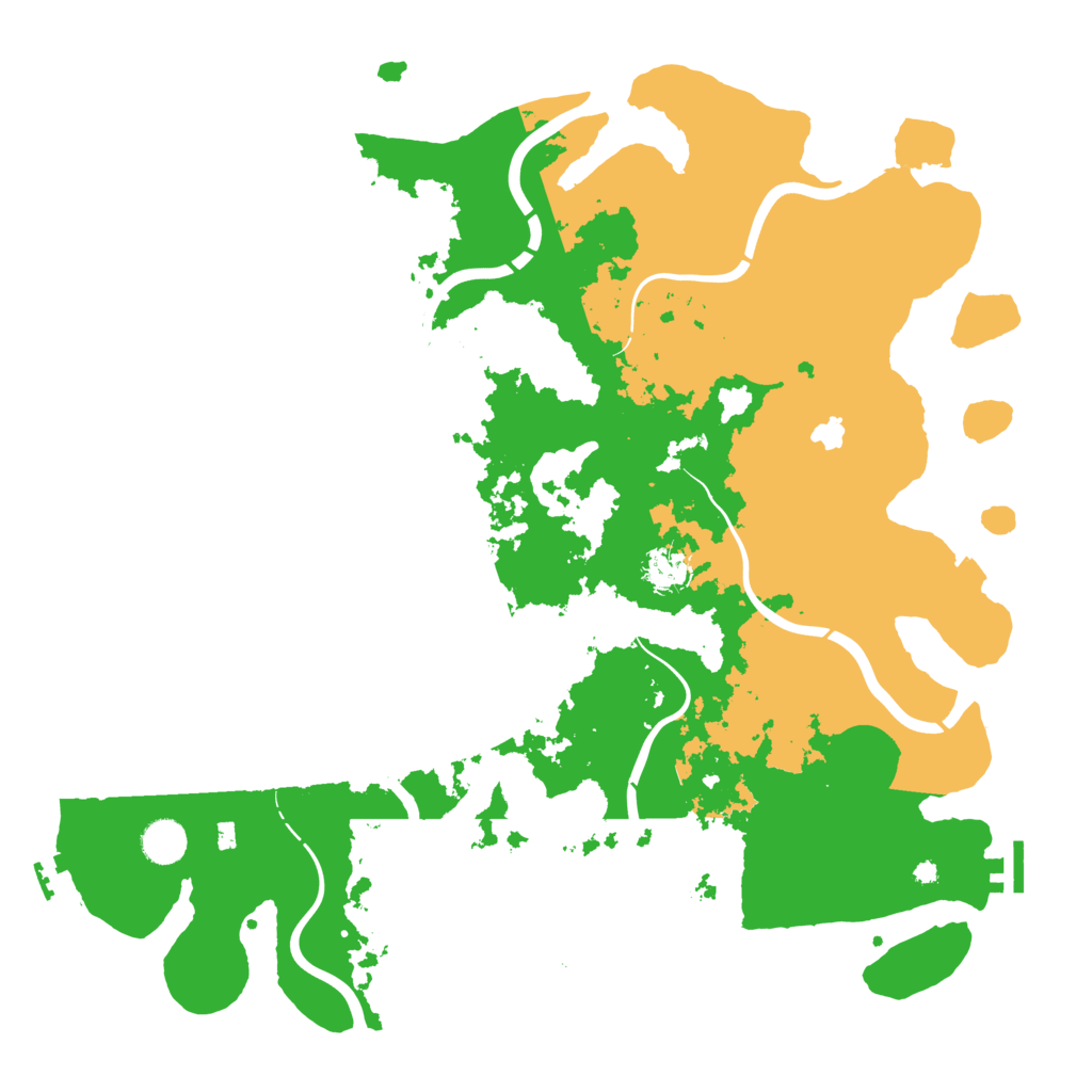 Biome Rust Map: Procedural Map, Size: 4250, Seed: 181367631
