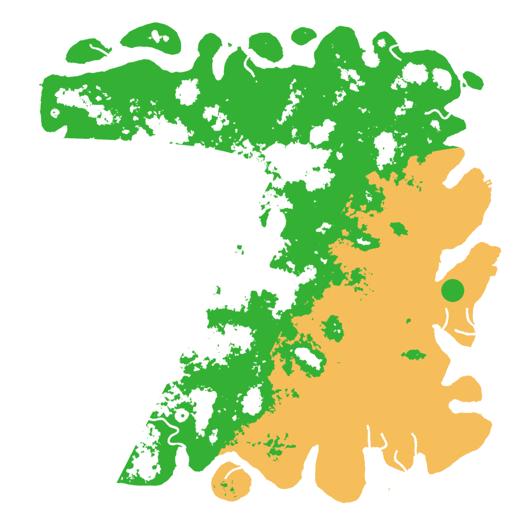 Biome Rust Map: Procedural Map, Size: 6000, Seed: 88420