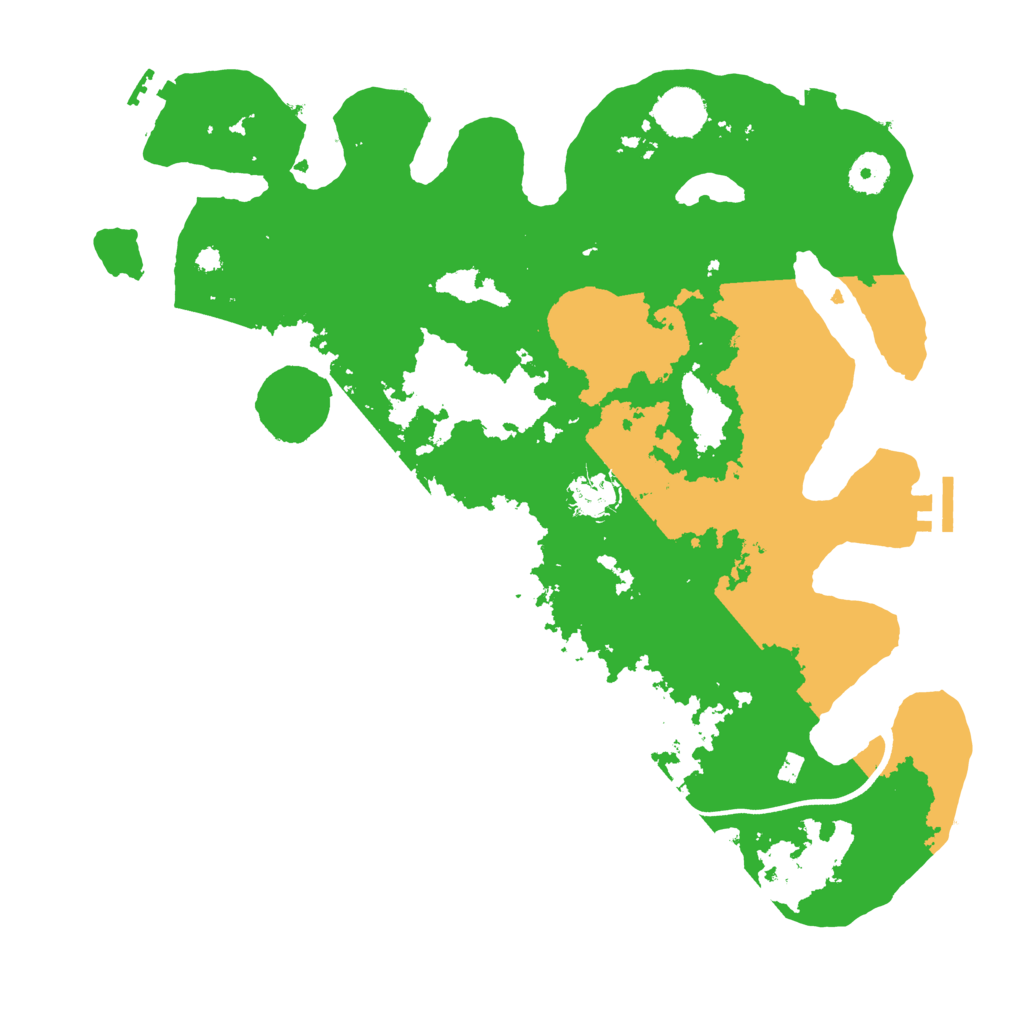 Biome Rust Map: Procedural Map, Size: 3750, Seed: 42662814