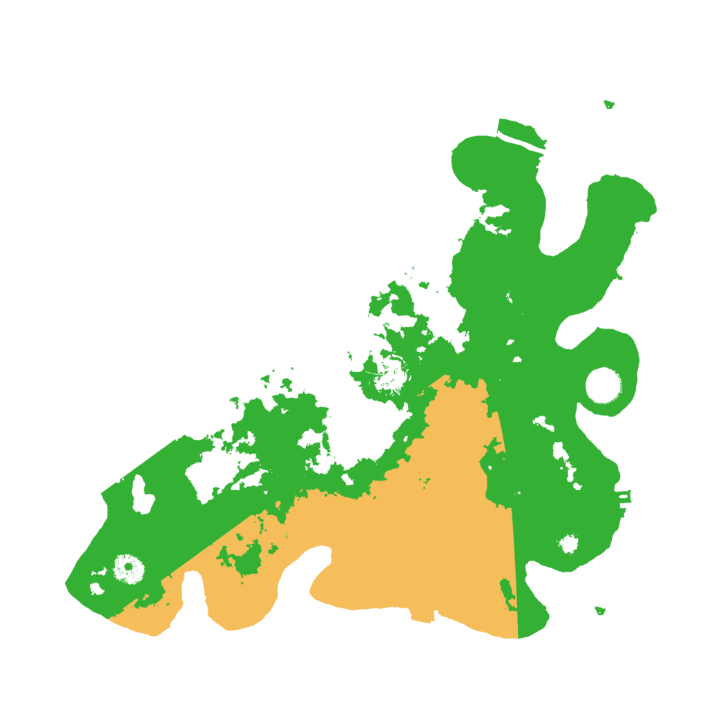 Biome Rust Map: Procedural Map, Size: 3500, Seed: 1163675536