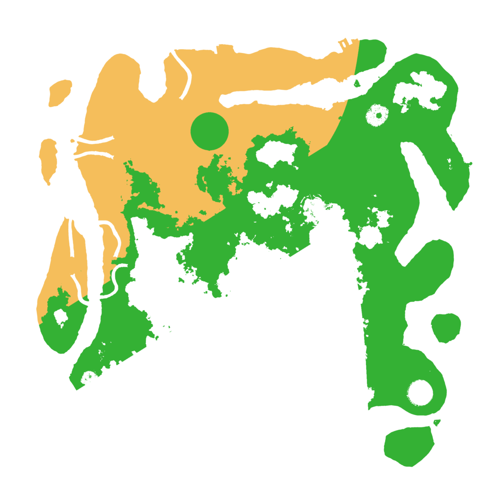Biome Rust Map: Procedural Map, Size: 3500, Seed: 668556822