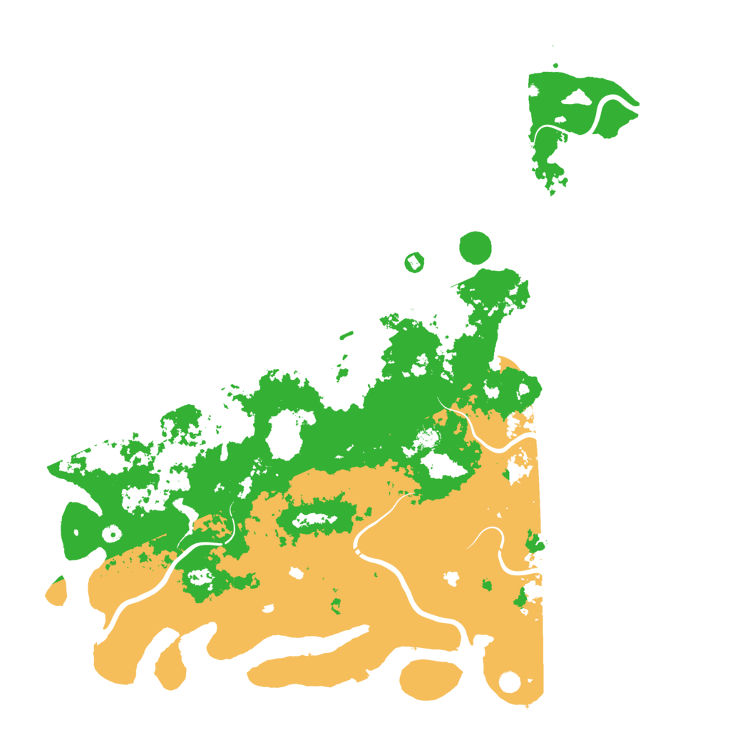 Biome Rust Map: Procedural Map, Size: 6000, Seed: 89253