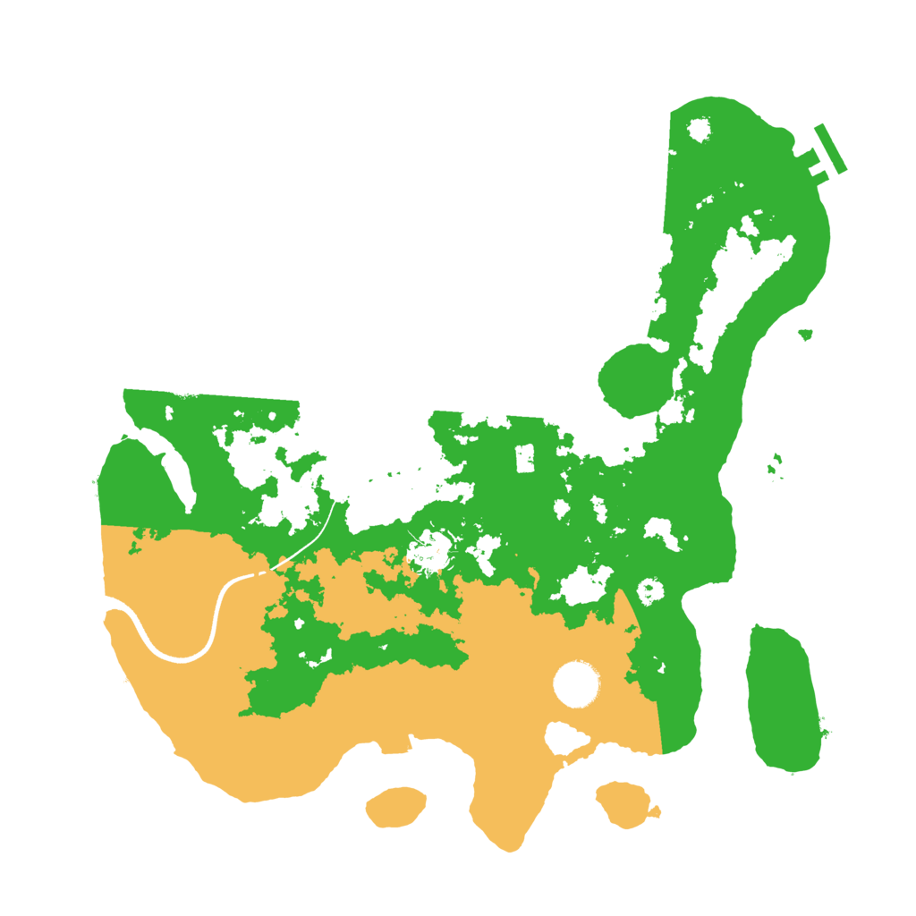 Biome Rust Map: Procedural Map, Size: 3500, Seed: 502643826