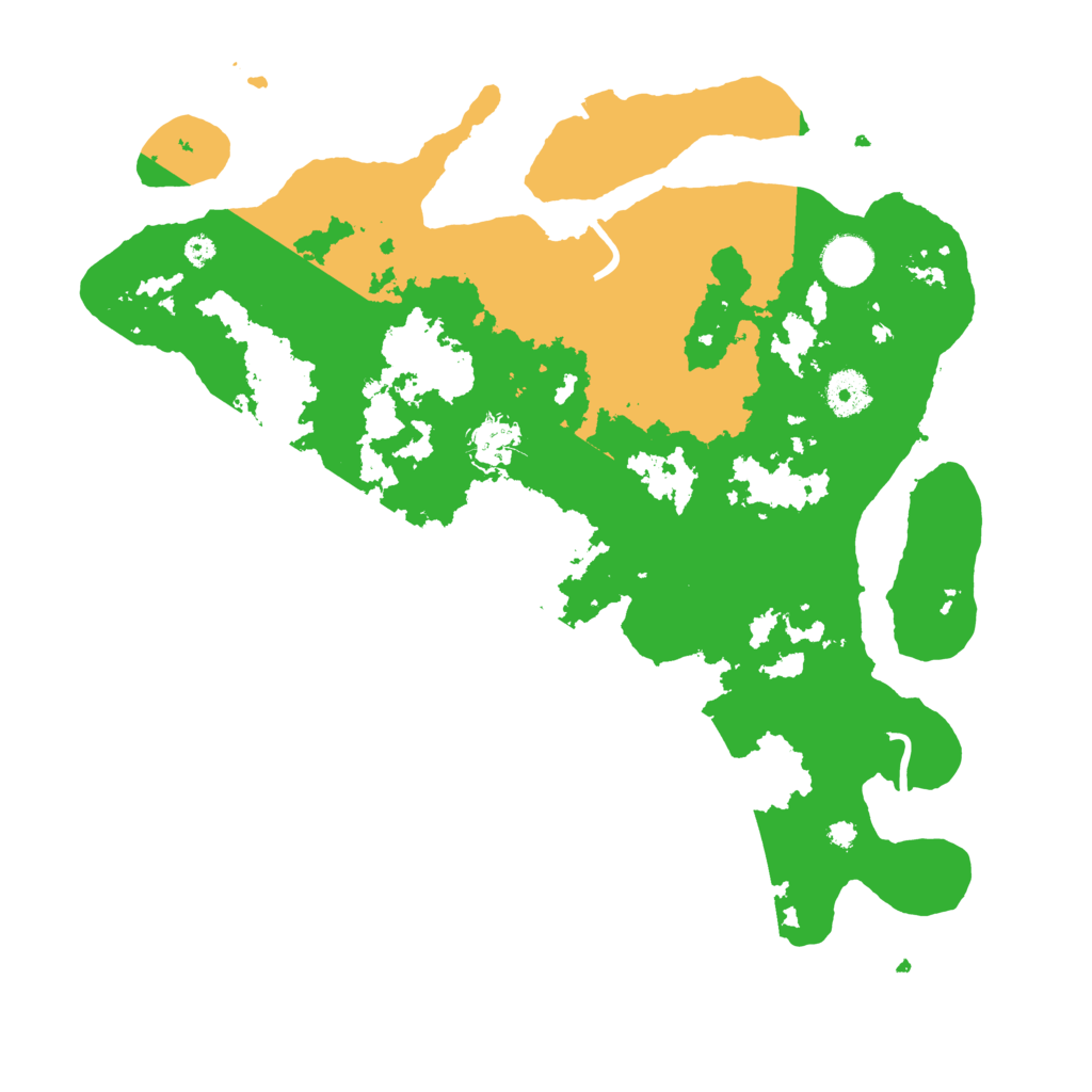 Biome Rust Map: Procedural Map, Size: 3700, Seed: 583155086