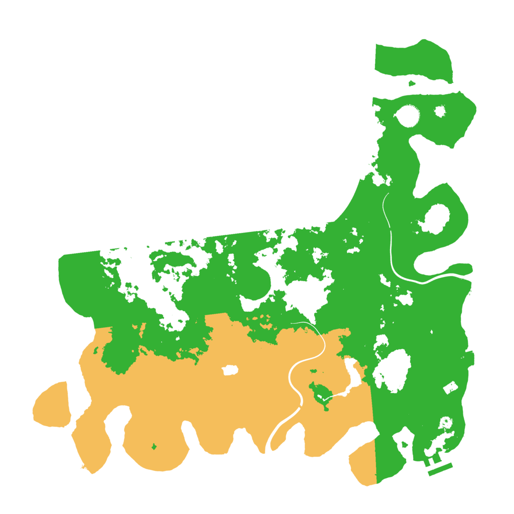 Biome Rust Map: Procedural Map, Size: 4100, Seed: 81367969