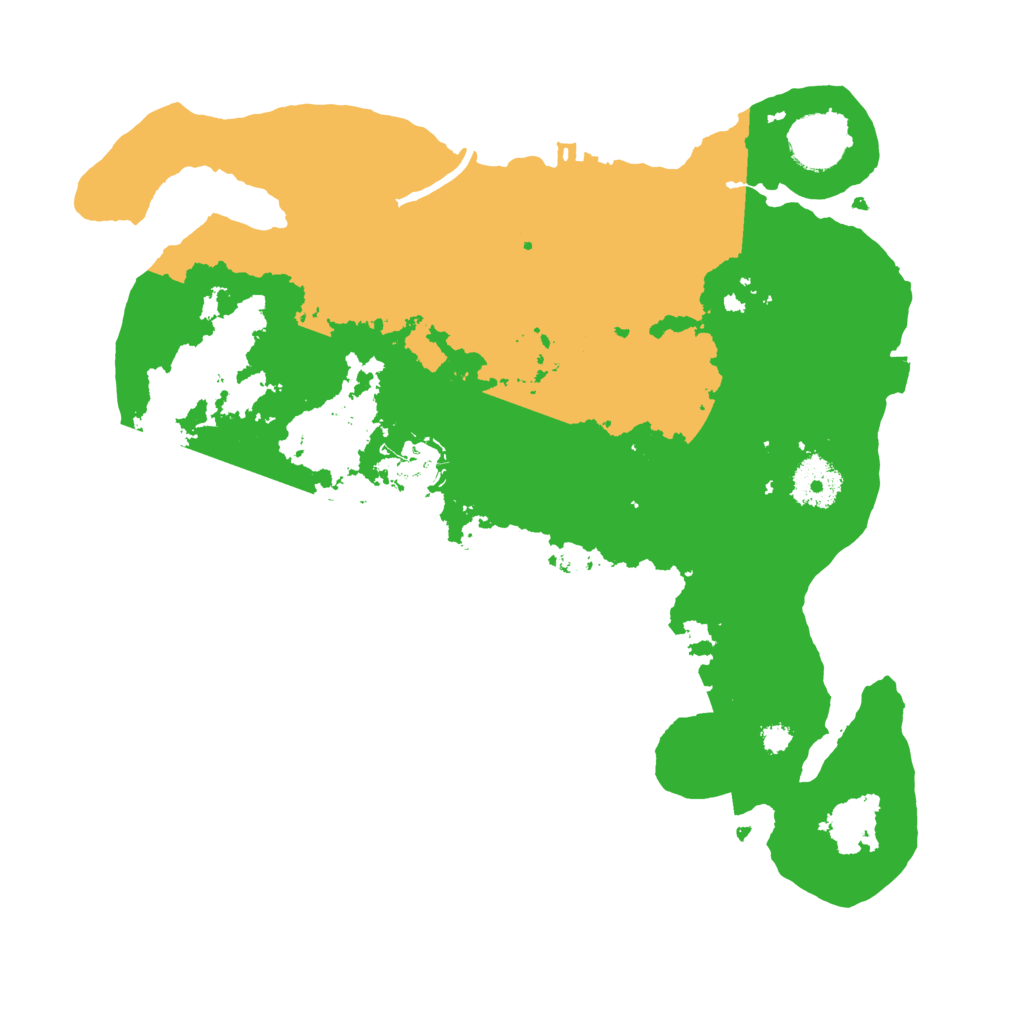 Biome Rust Map: Procedural Map, Size: 3250, Seed: 719434669