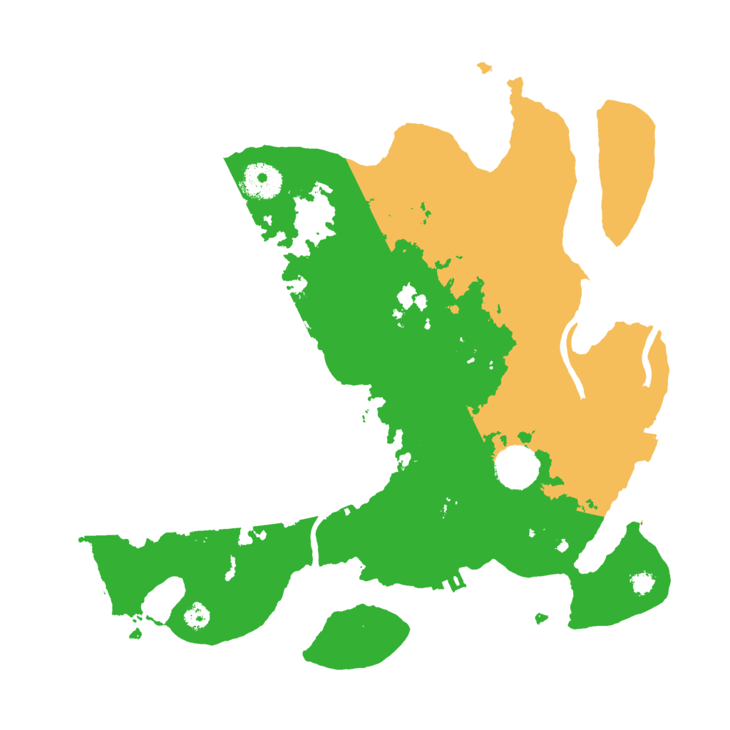 Biome Rust Map: Procedural Map, Size: 3000, Seed: 712679