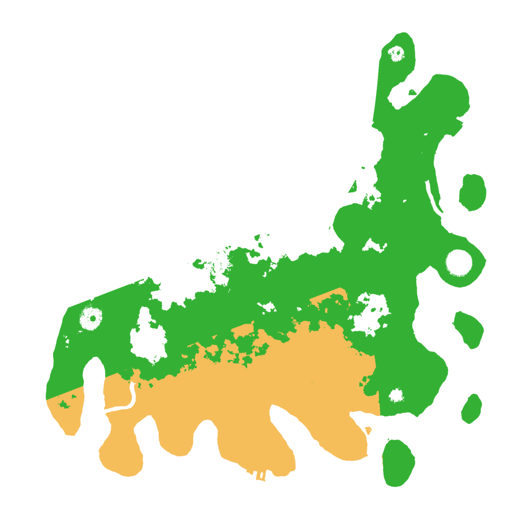 Biome Rust Map: Procedural Map, Size: 3500, Seed: 30060972