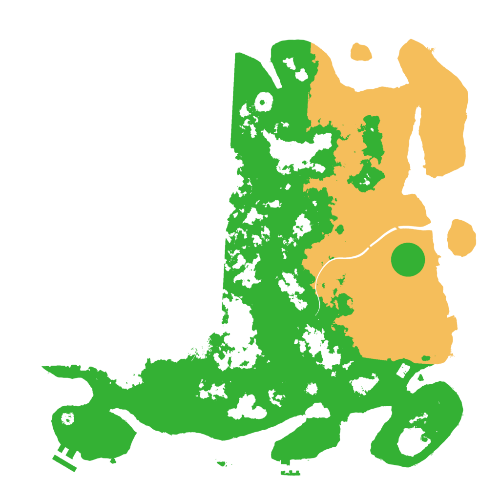 Biome Rust Map: Procedural Map, Size: 3900, Seed: 11899193