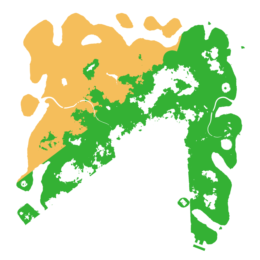 Biome Rust Map: Procedural Map, Size: 4250, Seed: 1976600007