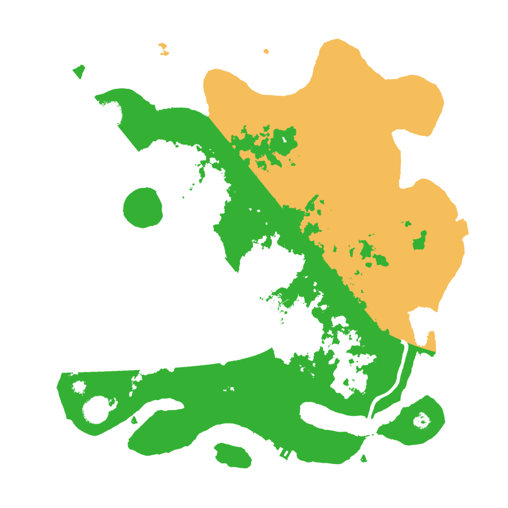 Biome Rust Map: Procedural Map, Size: 3500, Seed: 494237698