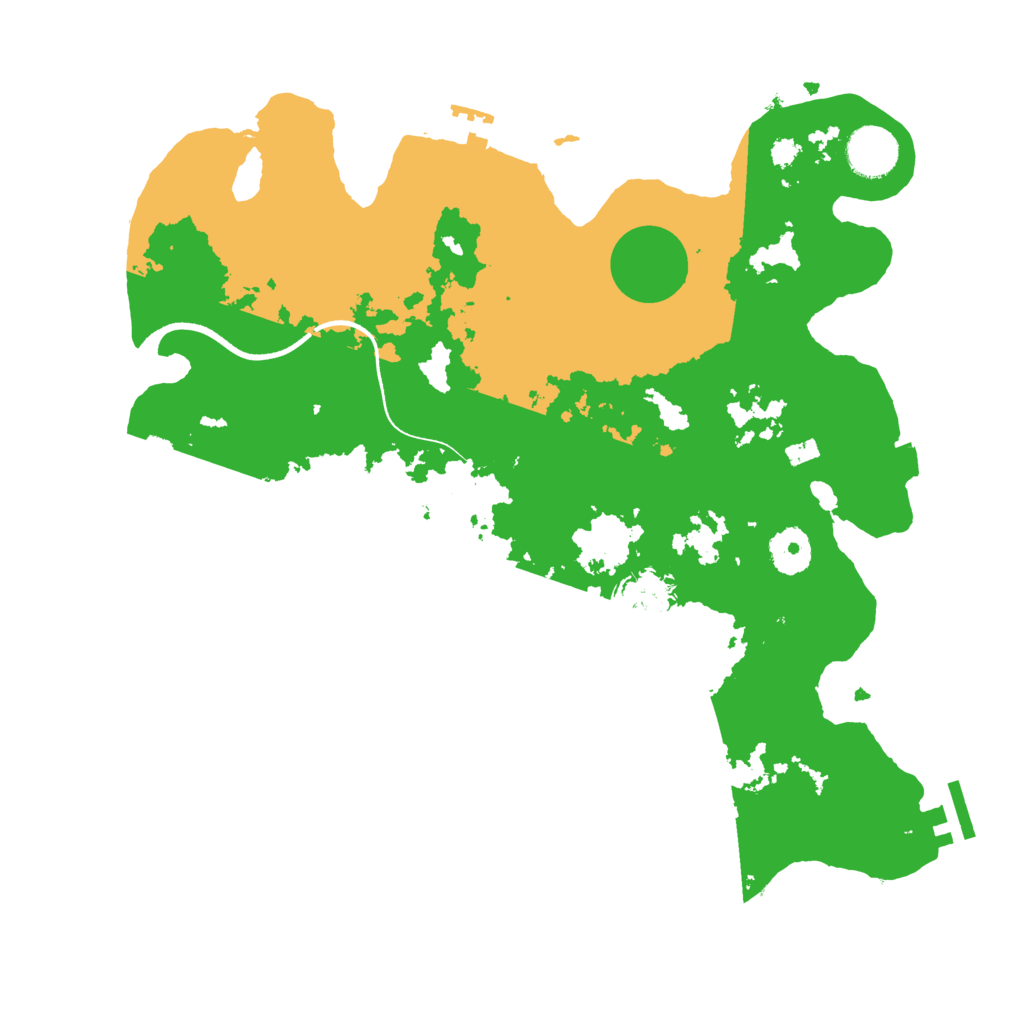 Biome Rust Map: Procedural Map, Size: 3500, Seed: 554068479