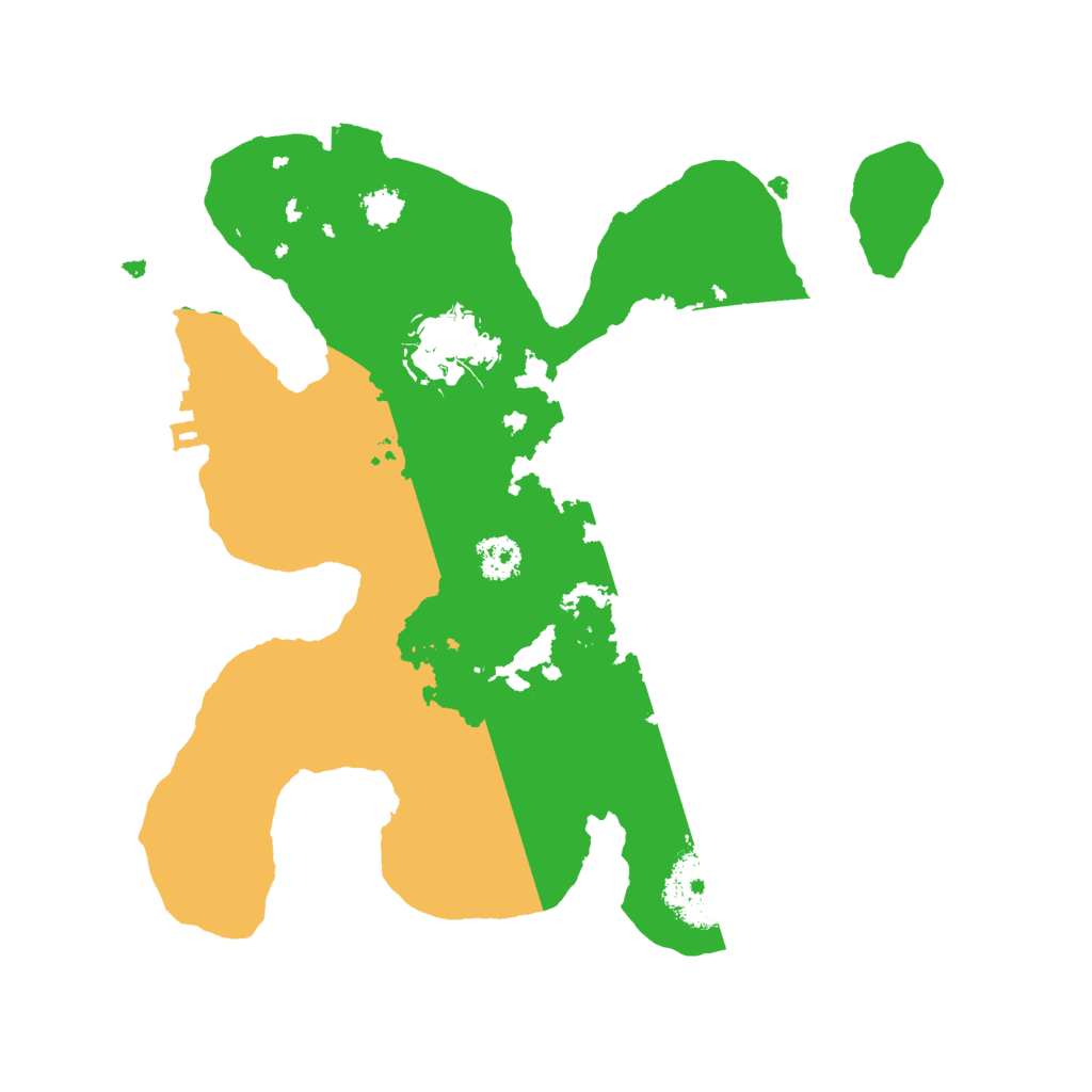 Biome Rust Map: Procedural Map, Size: 2500, Seed: 783651212