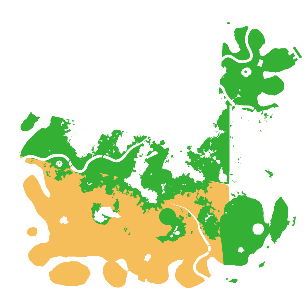 Biome Rust Map: Procedural Map, Size: 4800, Seed: 894536274