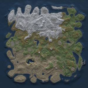 Thumbnail Rust Map: Procedural Map, Size: 4800, Seed: 894536274, 16 Monuments