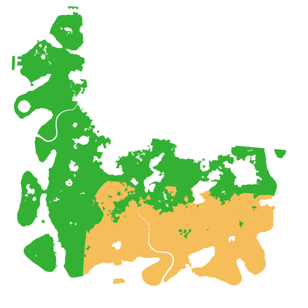 Biome Rust Map: Procedural Map, Size: 4500, Seed: 108612508