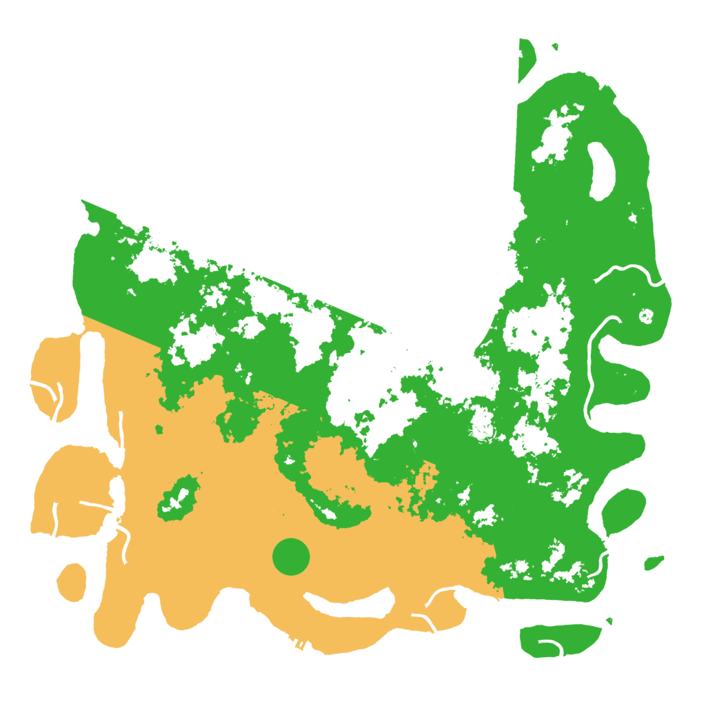 Biome Rust Map: Procedural Map, Size: 5000, Seed: 615351960