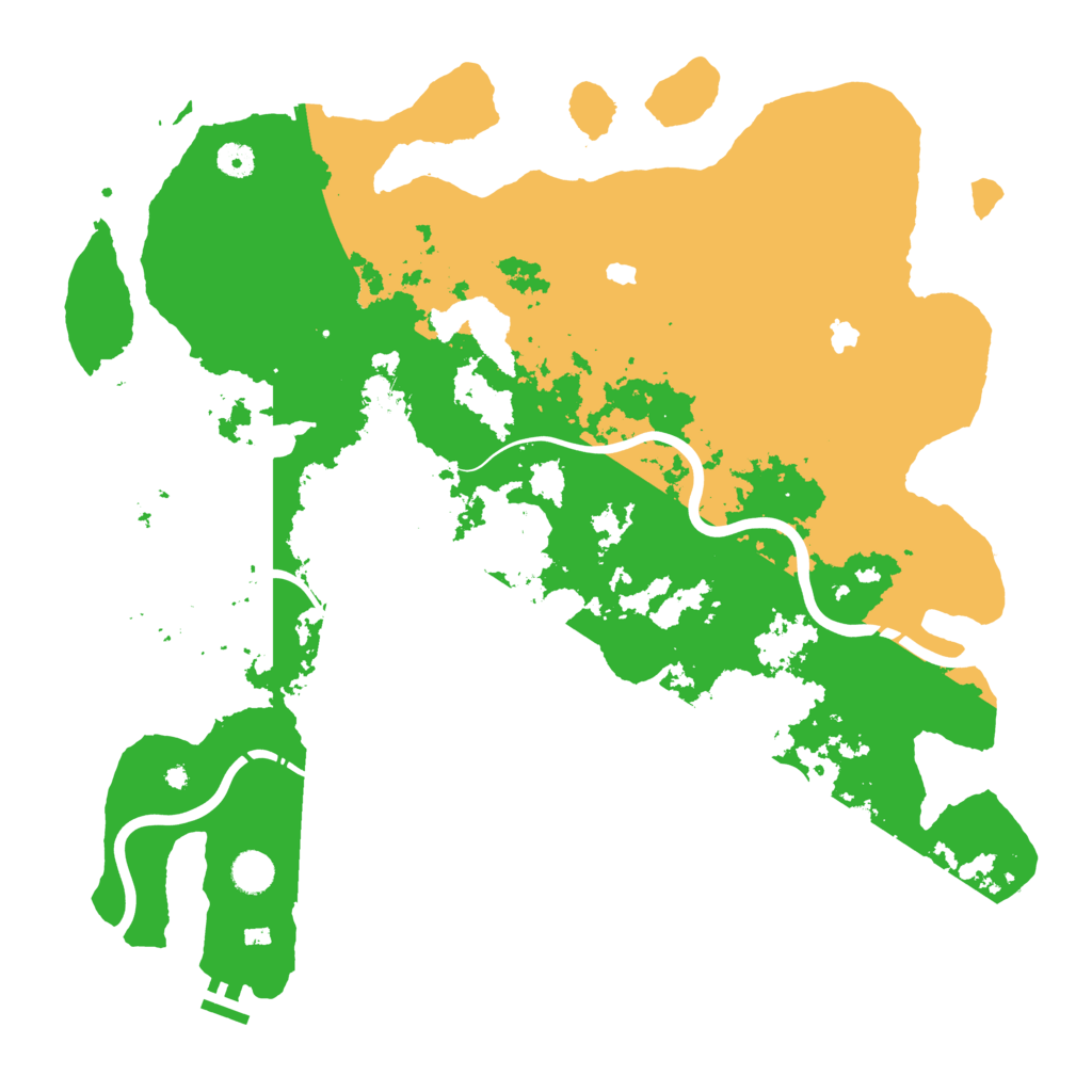 Biome Rust Map: Procedural Map, Size: 4500, Seed: 1042365441