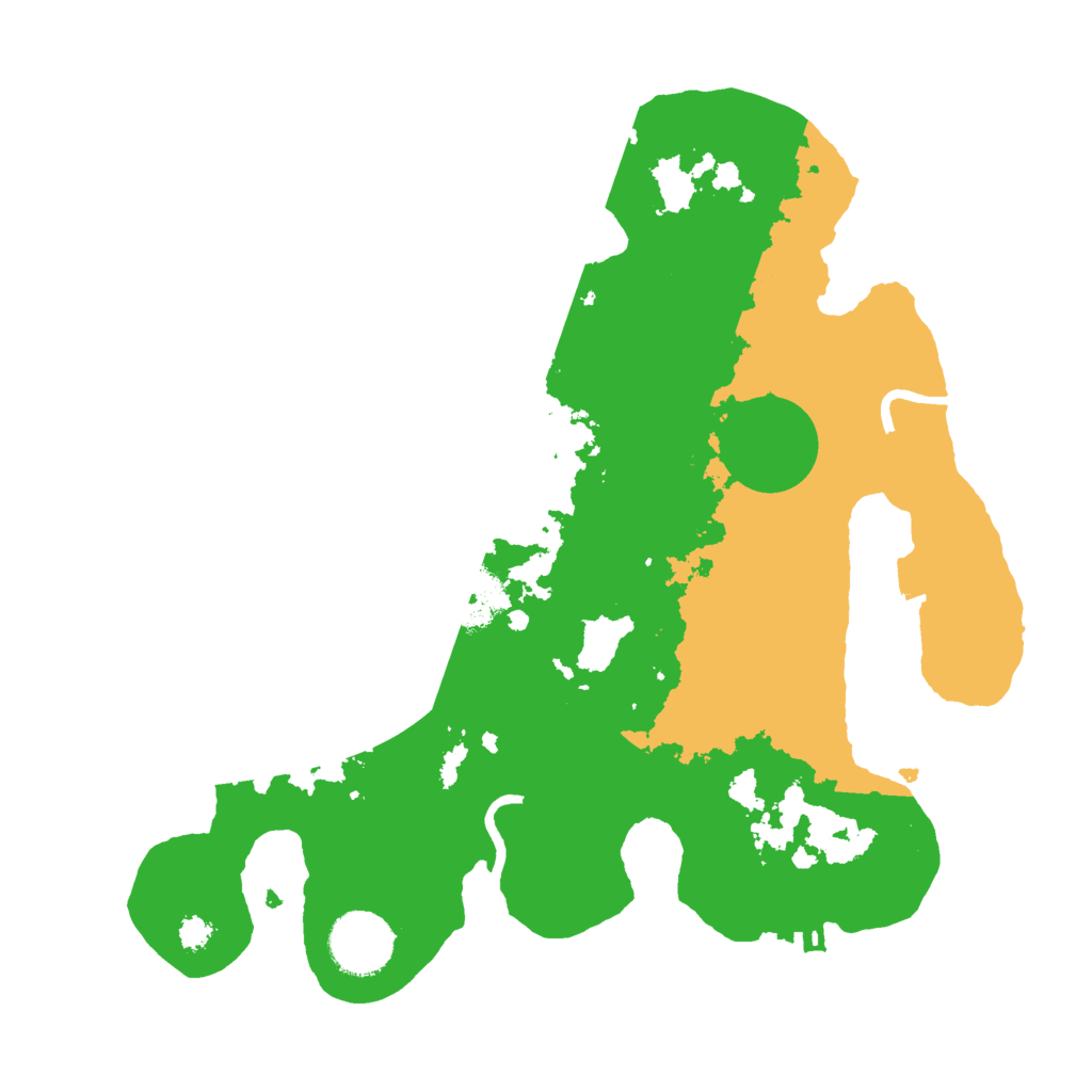 Biome Rust Map: Procedural Map, Size: 3000, Seed: 1207579691