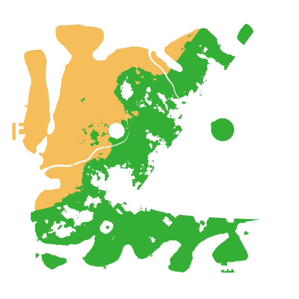 Biome Rust Map: Procedural Map, Size: 3500, Seed: 476224325