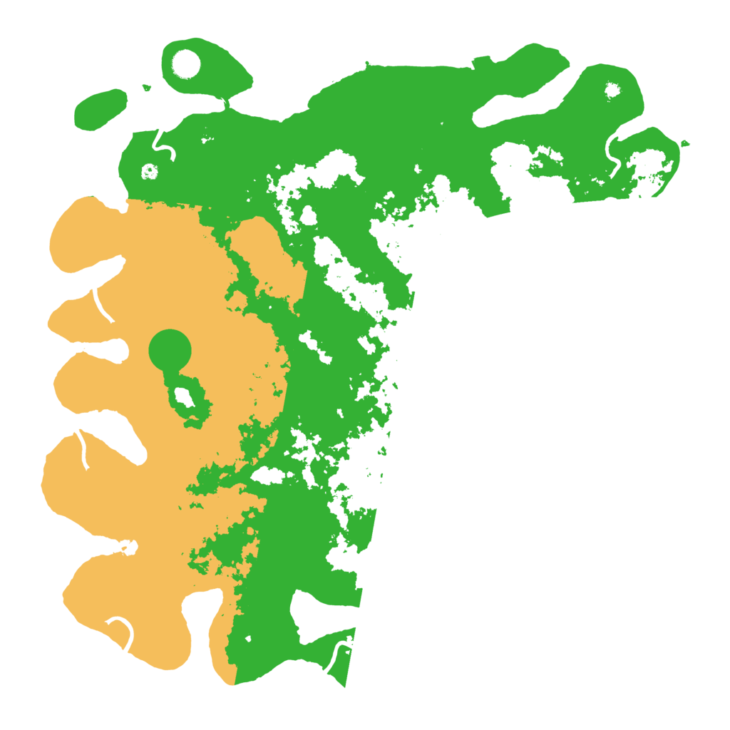 Biome Rust Map: Procedural Map, Size: 4500, Seed: 79486225