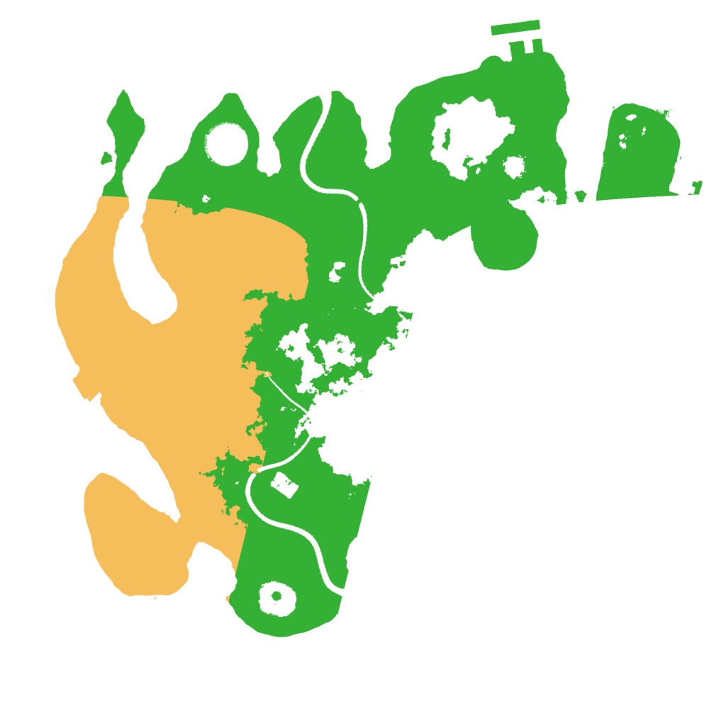 Biome Rust Map: Procedural Map, Size: 3000, Seed: 27288748